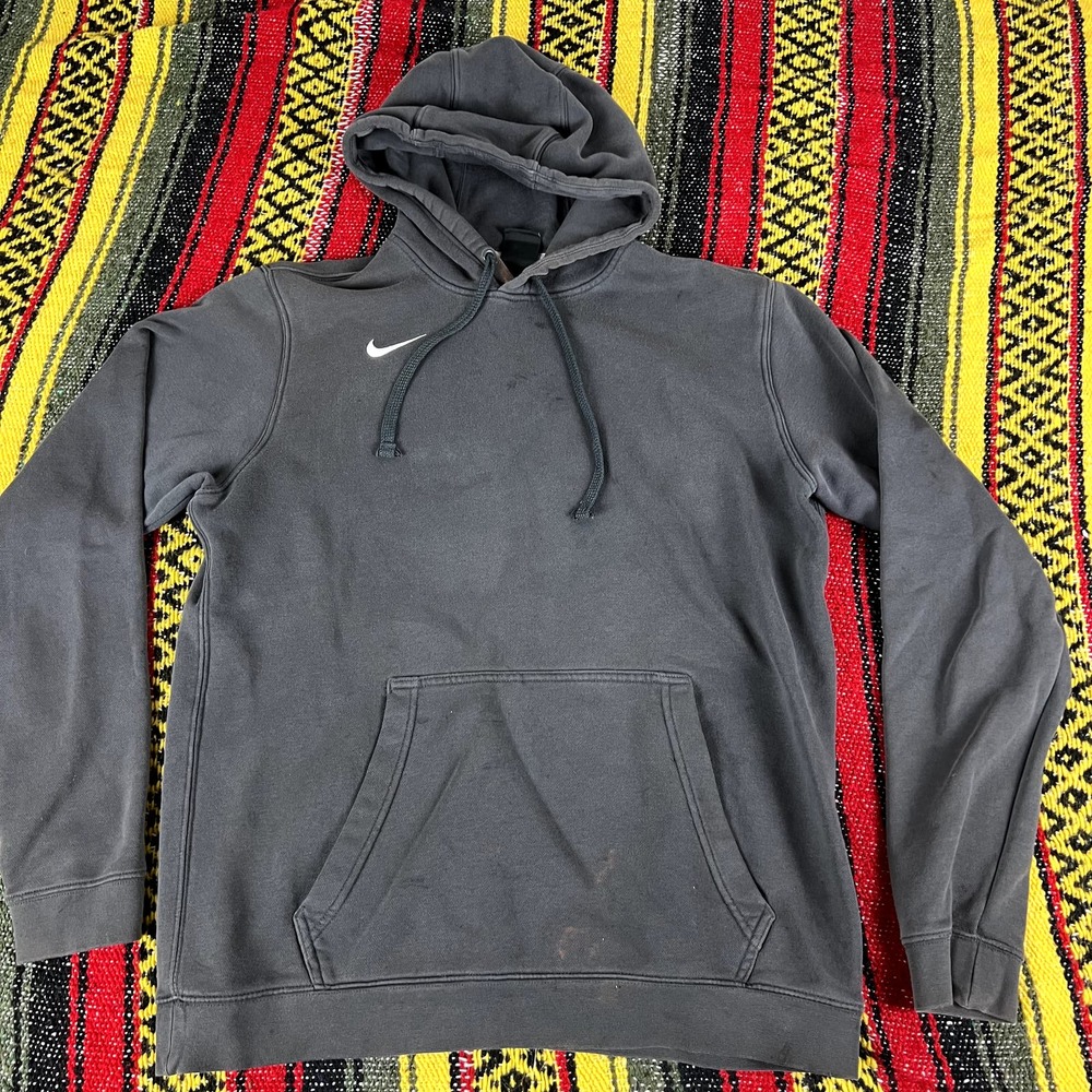dark gray nike hoodie size medium
